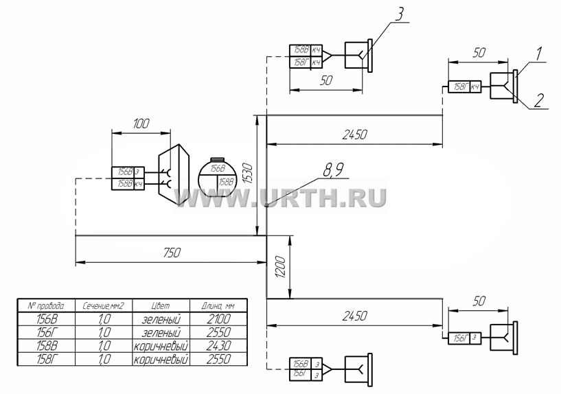 65115-3724073 Пучок проводов габаритных фонарей